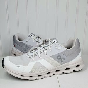 On Women's Cloudrunner Sneakers White Frost Shoes Size 11